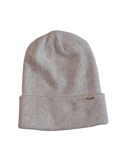 The Fine Knit Beanie in Ash