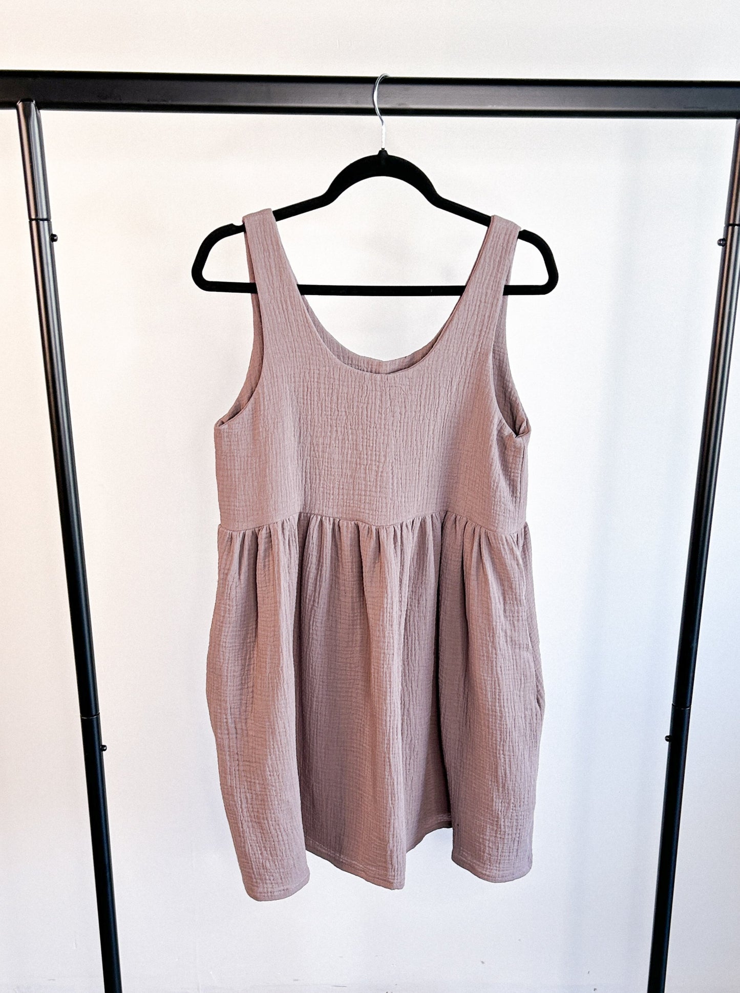 The Flo Dress in Taupe