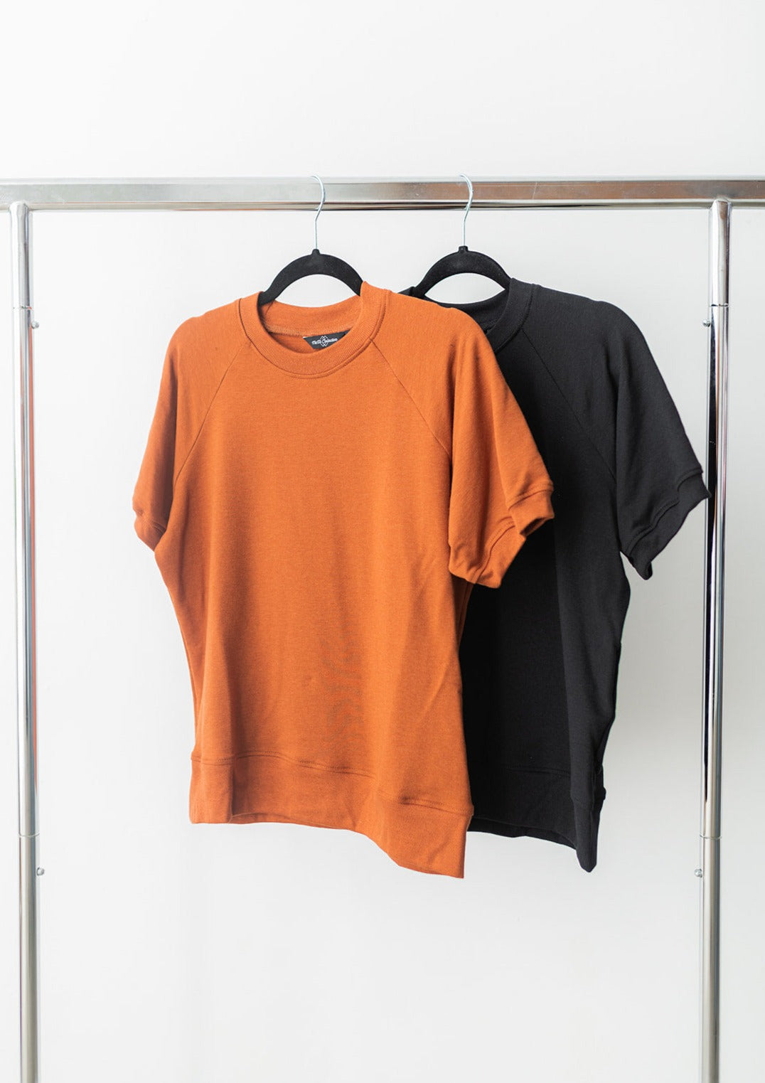 The Short Sleeve Pullover in Rust