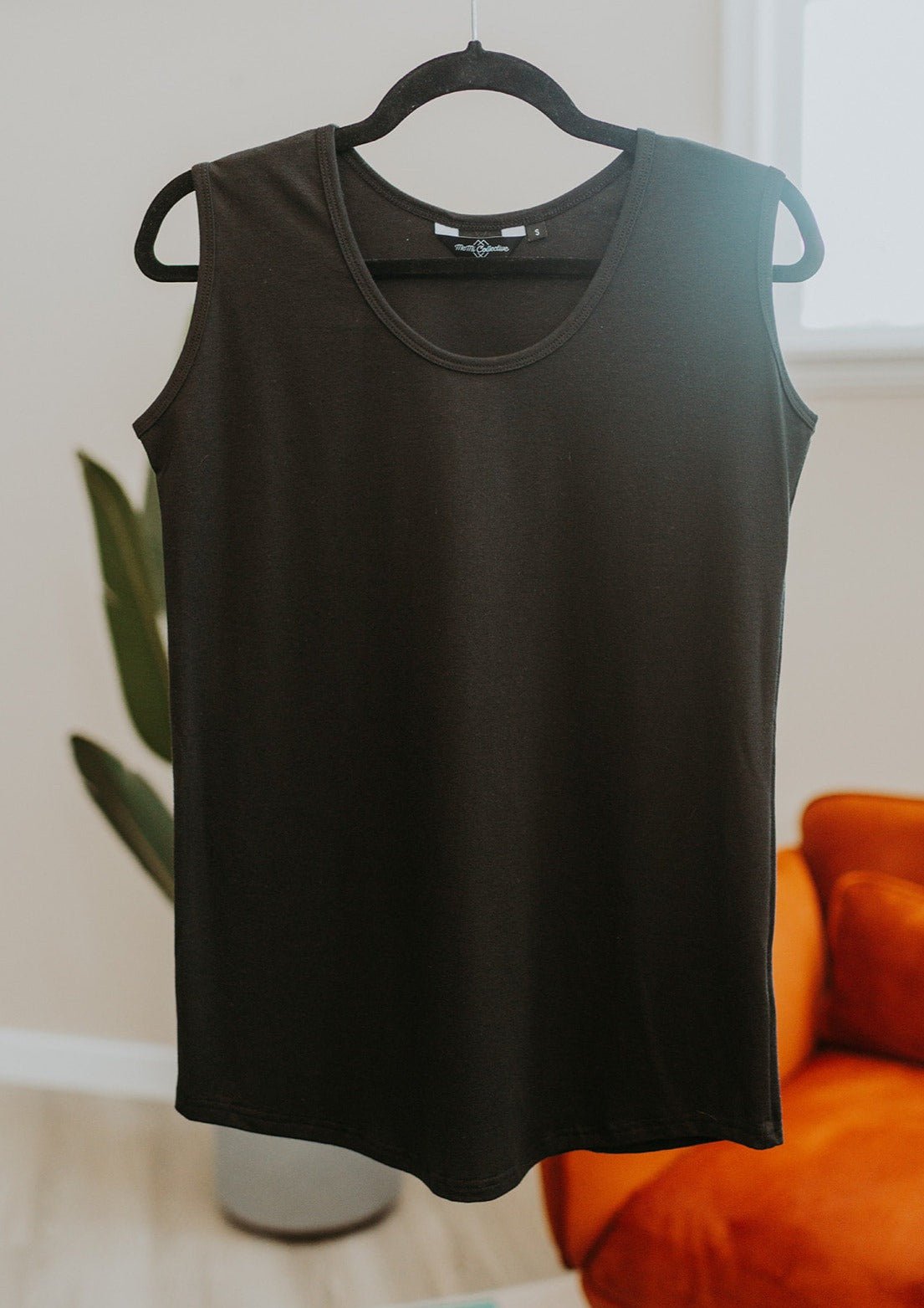 The Perfect Cap Sleeve Tank in Black